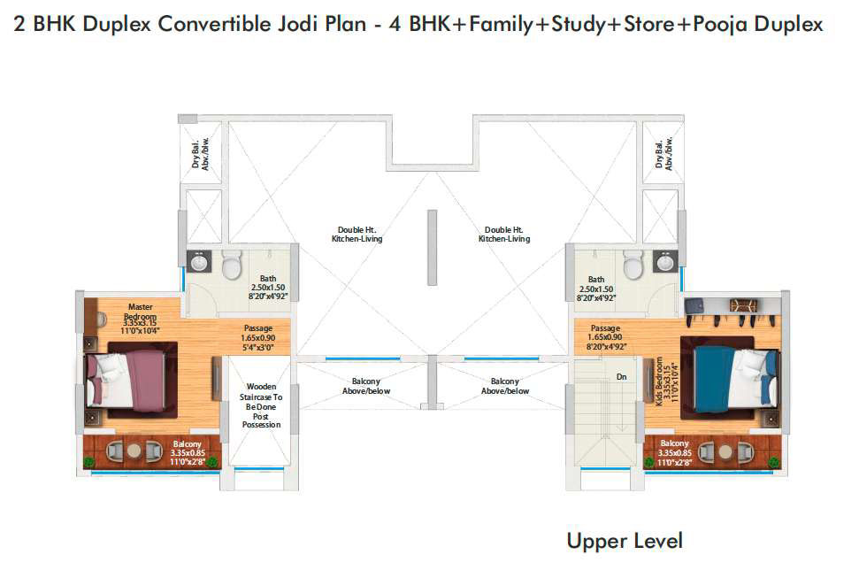 4 BHK Duplex Jodi