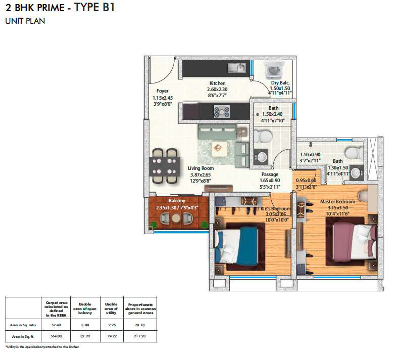 2 BHK Prime